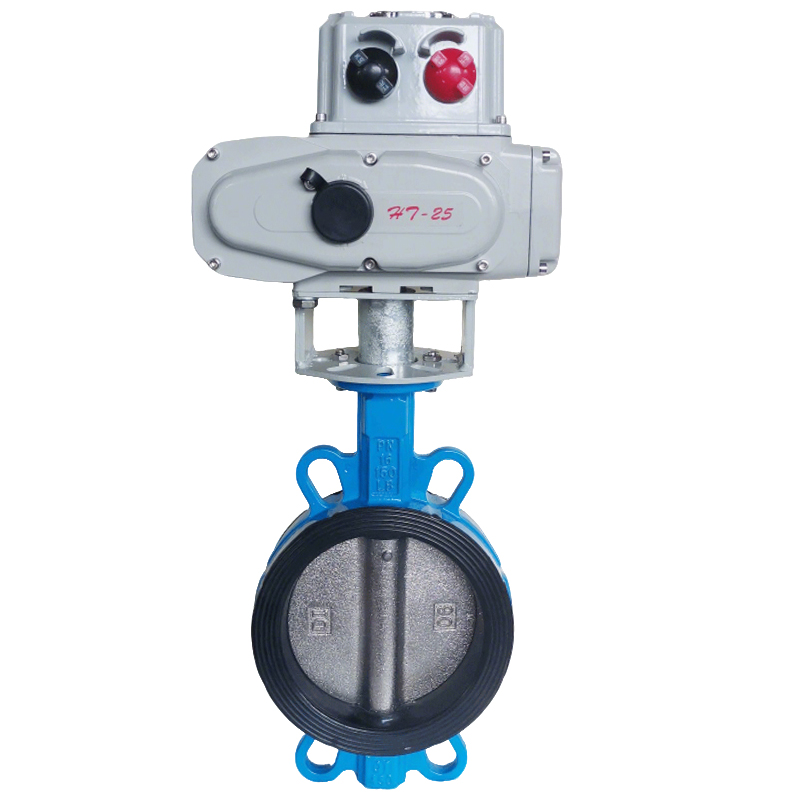 对夹式电动蝶阀